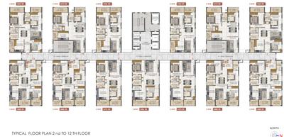 Project Image of 1254.86 - 2049.0 Sq.ft 2 BHK Apartment for buy in SVC Indraprastha Phase 2