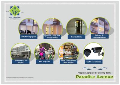 Project Image of 389.0 - 570.0 Sq.ft 1 BHK Apartment for buy in Sai Paradise Avenue
