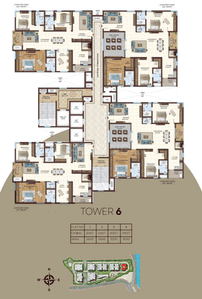 Project Image of 1250.0 - 3330.0 Sq.ft 2 BHK Apartment for buy in VASAVI ATLANTIS