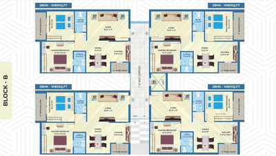 Project Image of 1080.0 - 1170.0 Sq.ft 2 BHK Apartment for buy in Ameya Shine