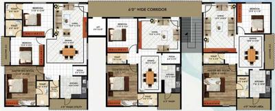 Project Image of 1156.0 - 1513.0 Sq.ft 2 BHK Apartment for buy in Fuerzaa Sahasraa Block 5