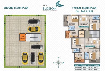 Project Image of 650.0 - 925.0 Sq.ft 1 BHK Apartment for buy in ACS Bloom And Blossom