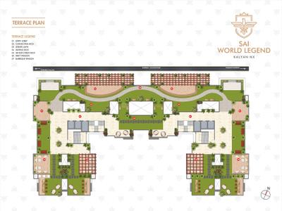 Project Image of 733.56 - 2250.0 Sq.ft 2 BHK Apartment for buy in Paradise Sai World Legend