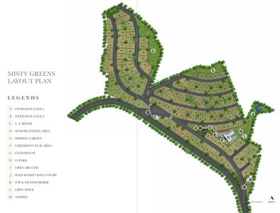 Project Image of 1938.0 - 4500.0 Sq.ft Residential Plot Plot for buy in Paranjape Misty Greens Phase I