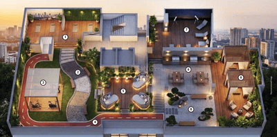 Project Image of 455.21 - 502.57 Sq.ft 2 BHK Apartment for buy in Swamiraj Zenith