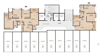 Project Image of 1050 Sq.ft 2 BHK Apartment / Flat for sale in Yewalewadi for Rs. 7500000