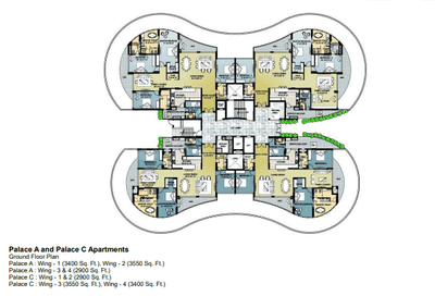 Project Image of 2900.0 - 8100.0 Sq.ft 3 BHK Apartment for buy in Omaxe The Forest Spa