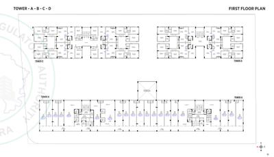 Project Image of 1000.61 - 1306.31 Sq.ft 3 BHK Apartment for buy in Meet Kasturi Meridian