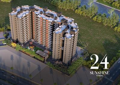 Project Image of 690.0 - 933.0 Sq.ft 2 BHK Apartment for buy in 24 Sunshine Towers