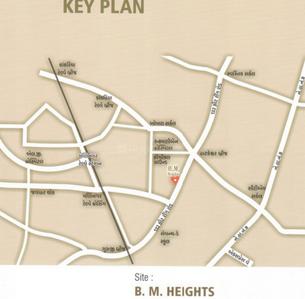 Shubham B M Heights Location Plan 1