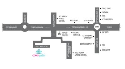 Project Image of 873.0 - 1315.0 Sq.ft 2 BHK Apartment for buy in Colorhomes Gates