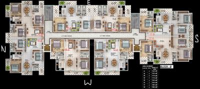 Project Image of 1060.0 - 1620.0 Sq.ft 2 BHK Apartment for buy in Platinum S S Residency