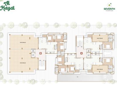 Project Image of 624.09 - 863.48 Sq.ft 1 BHK Apartment for buy in Shreeji Al Hayat