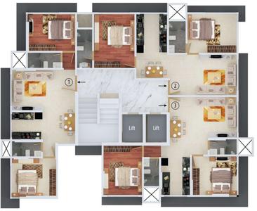 Project Image of 652.62 - 712.25 Sq.ft 2 BHK Apartment for buy in Zee Milan