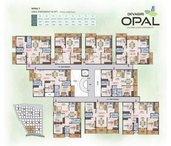 Project Image of 1360.0 - 1755.0 Sq.ft 3 BHK Apartment for buy in Devagiri Opal