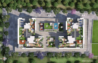 Project Image of 650.57 - 925.27 Sq.ft 2 BHK Apartment for buy in Eisha 33 Central Avenue Wing F 1