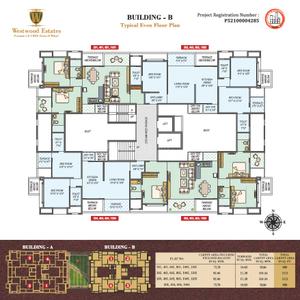 Project Image of 888.0 - 1123.0 Sq.ft 2 BHK Apartment for buy in Icon Westwood Estates Phase II