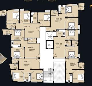 Project Image of 1050.0 - 1350.0 Sq.ft 2 BHK Apartment for buy in Evermark Golden Wings
