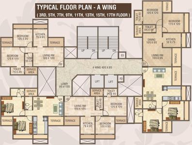 Project Image of 660.0 - 1325.0 Sq.ft 1 BHK Apartment for buy in Dev Luxuria