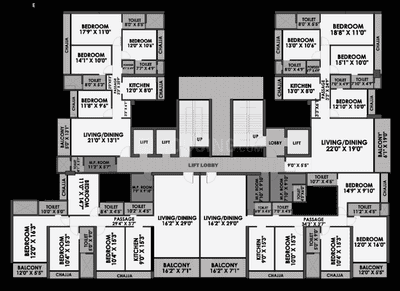 Project Image of 1352.27 - 1788.1 Sq.ft 4 BHK Apartment for buy in Progressive Aum
