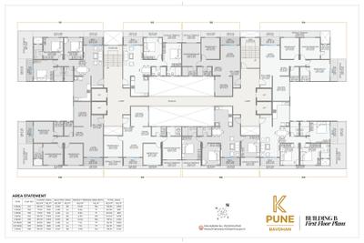 Project Image of 812.0 - 1634.0 Sq.ft 2 BHK Apartment for buy in K Pune Building A B 