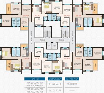 Project Image of 357.0 - 463.0 Sq.ft 1 BHK Apartment for buy in Akash Sunrise City