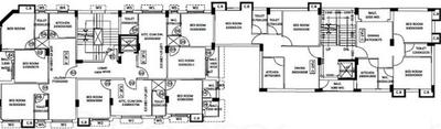 Project Image of 777.0 - 1202.0 Sq.ft 2 BHK Apartment for buy in Liberty Uttam Plaza