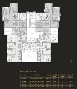 Project Image of 1359.0 - 1585.0 Sq.ft 3 BHK Apartment for buy in Nandan Harsh Paradise Gold