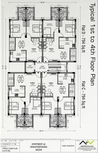Project Image of 794.0 - 806.0 Sq.ft 2 BHK Apartment for buy in Rahul Nandi Gardens