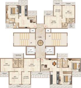 Project Image of 298.7 - 489.0 Sq.ft 1 BHK Apartment for buy in Shree Sawan Majesty