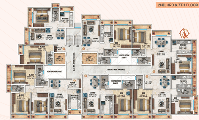 Project Image of 483.95 - 853.9 Sq.ft 1 BHK Apartment for buy in Veer Vishwa