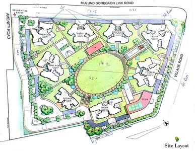 Project Image of 732.0 - 1988.0 Sq.ft 2 BHK Apartment for buy in Runwal Greens