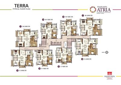 Project Image of 1350.0 - 3455.0 Sq.ft 2 BHK Apartment for buy in Rajapushpa Atria