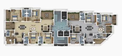 Project Image of 2716.0 - 3398.0 Sq.ft 3 BHK Apartment for buy in Noel The Feather