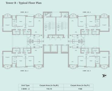 Project Image of 636.0 - 1190.0 Sq.ft 2 BHK Apartment for buy in Tata Aveza Phase 1
