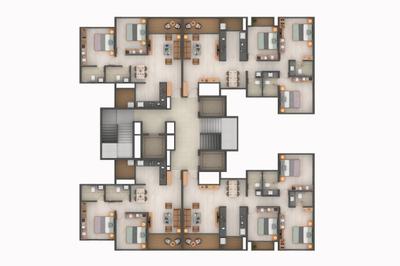 Project Image of 825.0 - 1110.0 Sq.ft 2 BHK Apartment for buy in Dream Delmont