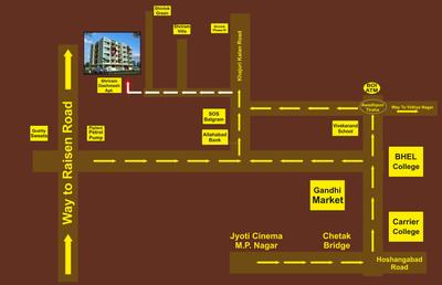 Shriram Dashmesh Apartment Location Plan 1