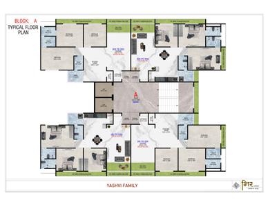 Project Image of 668.44 - 861.01 Sq.ft 2 BHK Apartment for buy in Yashvi Family