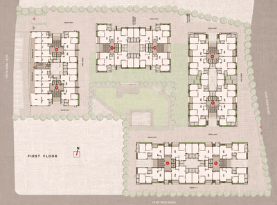Project Image of 693.84 - 1084.46 Sq.ft 2 BHK Apartment for buy in Apurva Aasthaa Onyx