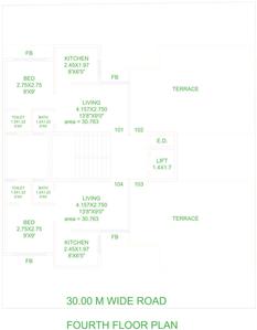 Project Image of 0.0 - 530.0 Sq.ft 1 BHK Apartment for buy in Advance Icon