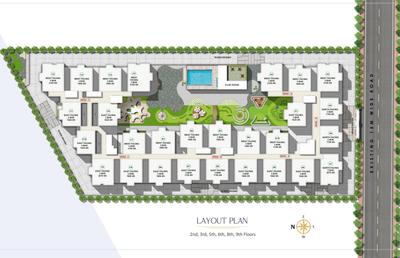 Project Image of 1635.0 - 2435.0 Sq.ft 3 BHK Apartment for buy in Sri Sai Yatika