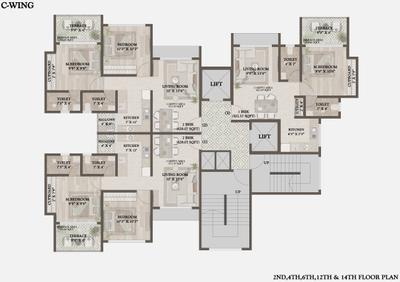 Project Image of 404.0 - 630.0 Sq.ft 1 BHK Apartment for buy in Chanakya