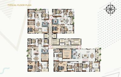 Project Image of 2288.0 - 5078.0 Sq.ft 3 BHK Apartment for buy in Pradeep Bliss