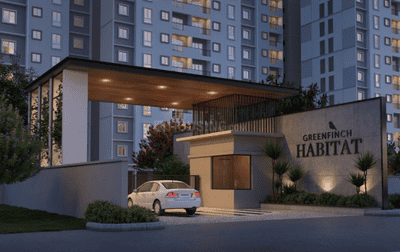 Project Image of 569.0 - 590.62 Sq.ft 2 BHK Apartment for buy in Greenfinch Habitat