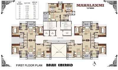 Project Image of 0.0 - 2691.0 Sq.ft 4 BHK Apartment for buy in Balaji Emerald