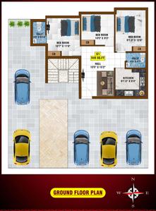 Project Image of 761.0 - 949.0 Sq.ft 2 BHK Apartment for buy in Bharathi Sai Marlo