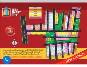 Project Image of 0.0 - 1200.0 Sq.ft Residential Plot Plot for buy in Yesh Serenity Phase 1