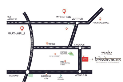 Vasavika Brindavanam Location Plan 1