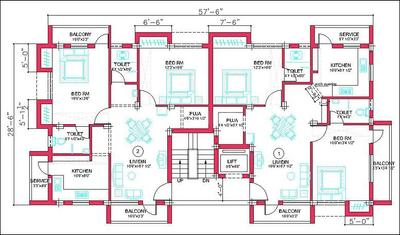 Project Image of 1051.0 - 2013.0 Sq.ft 2 BHK Apartment for buy in GR Natarajan Sri Varu