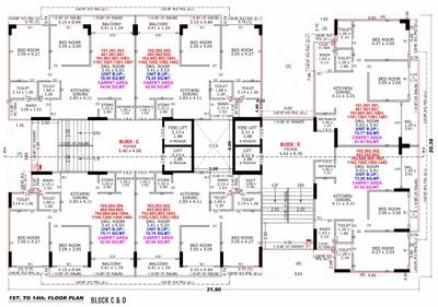 Project Image of 656.92 - 855.62 Sq.ft 2 BHK Apartment for buy in Shree Keshvam Heights 2